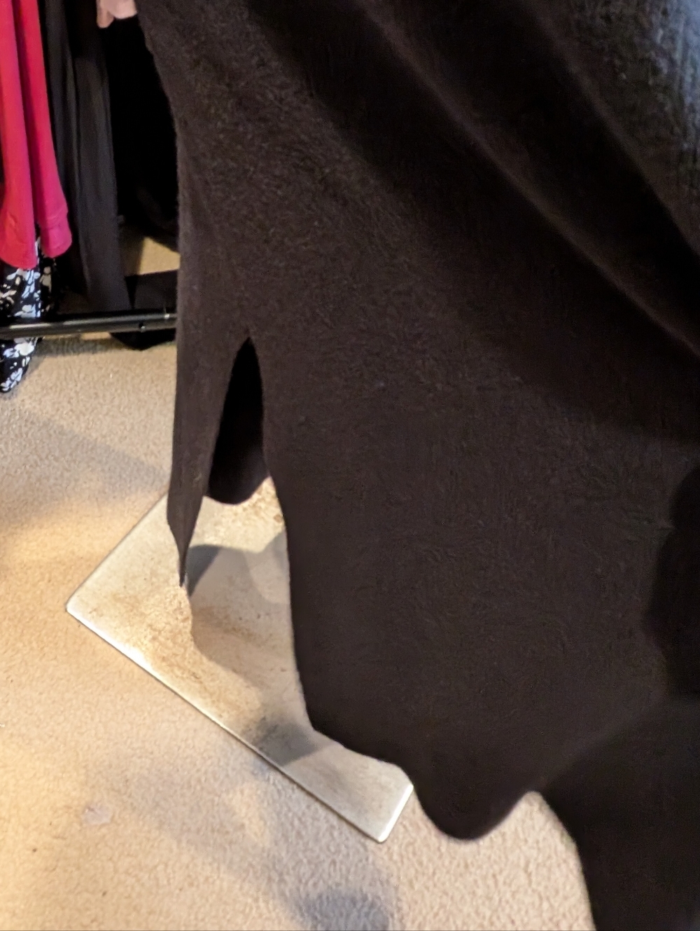 Eloquii Black Knit V-Neck Maxi Dress - Picture 7 of 7